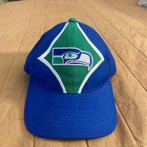 Seattle Seahawks: Vintage Blue Cap w/ Green and White